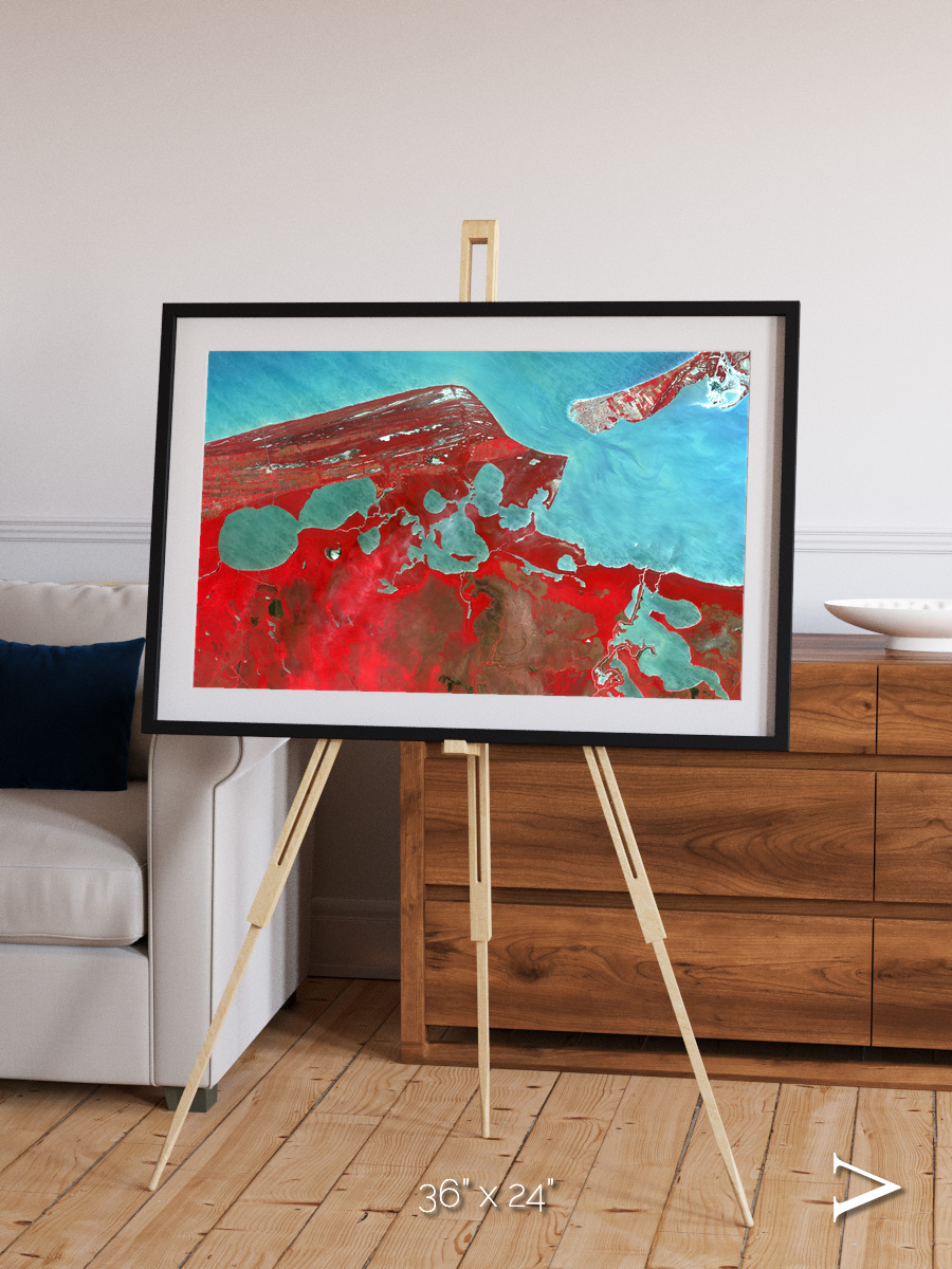 Remote Shores, Campeche Framed & Mounted Print