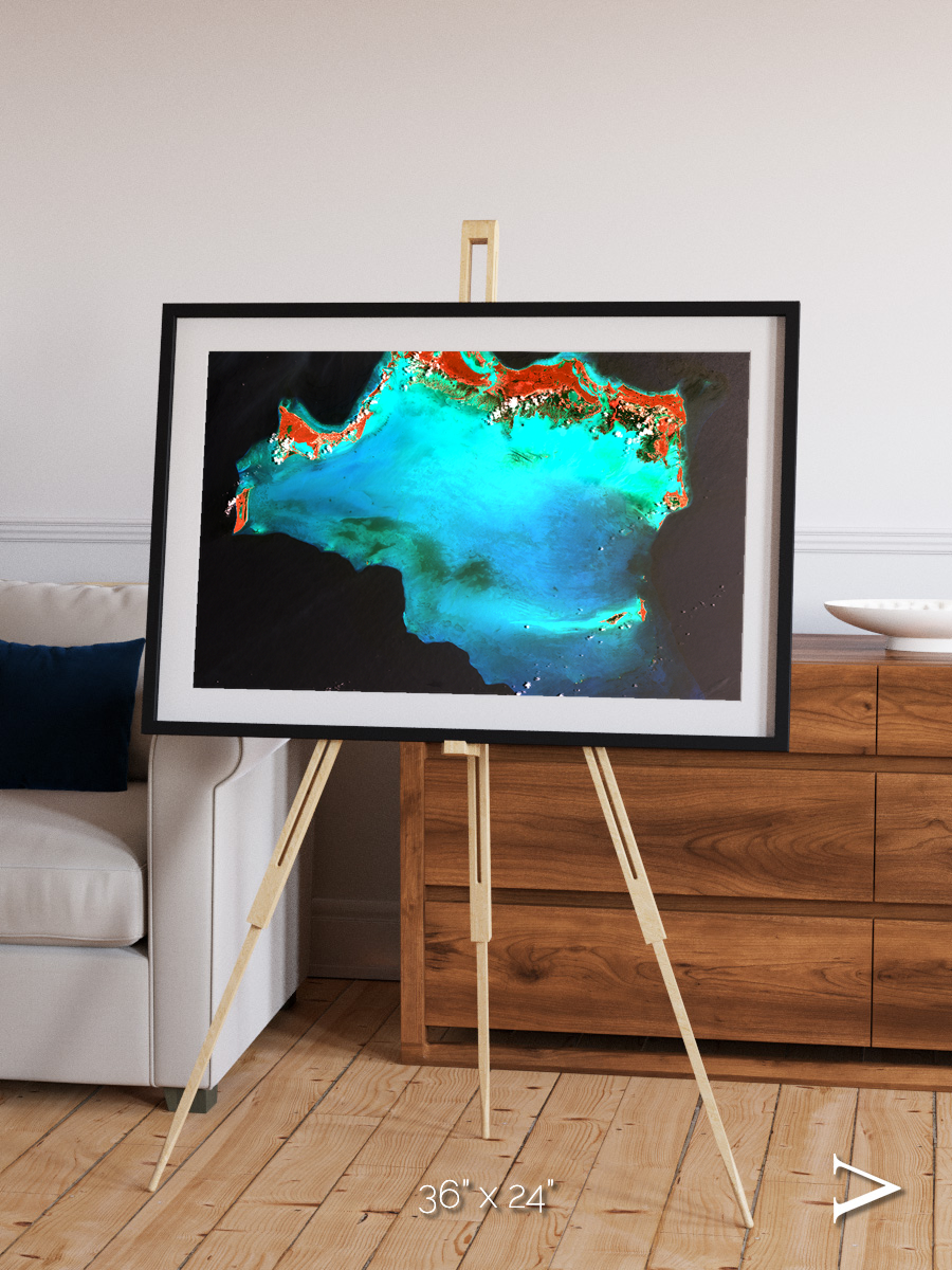 Arctic Outpost, Caribbean Luxury Framed & Mounted Print