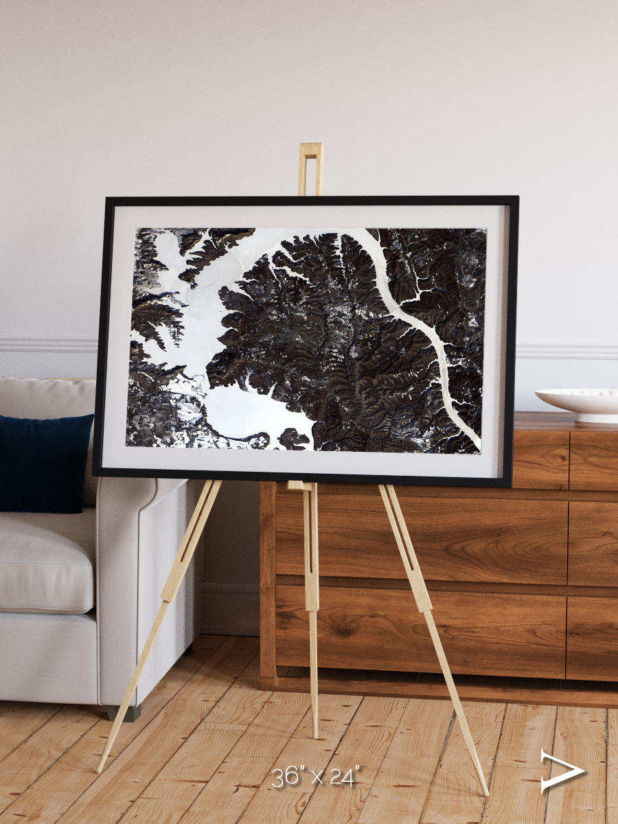Dragon Lake, Siberia Framed & Mounted Print