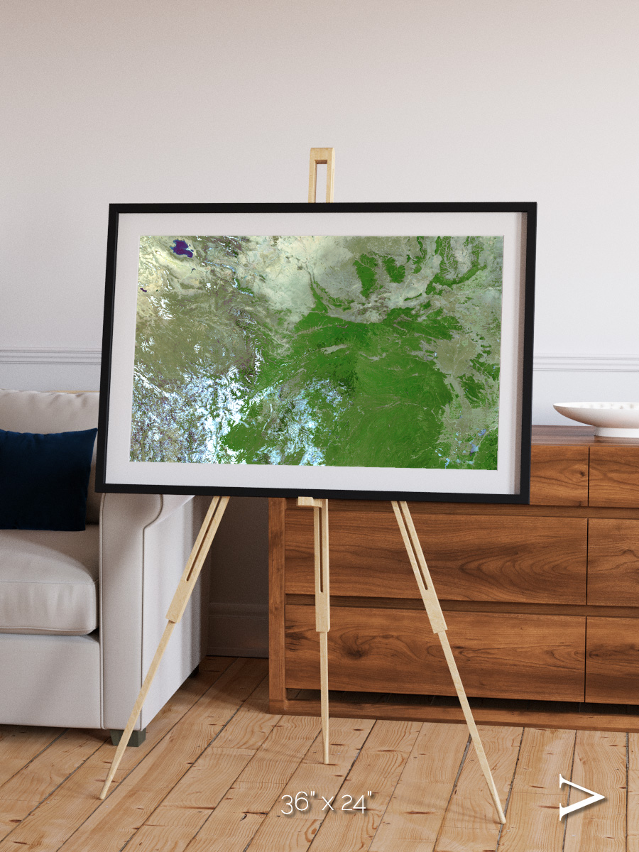 Sea Inlet, Eastern Asia Framed & Mounted Print