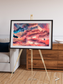 Fractured Earth, Western China Framed & Mounted Print