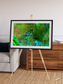 Linear Dunes, Florida Everglades Framed & Mounted Print