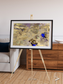 Salt Mirror, Great Salt Desert Framed & Mounted Print