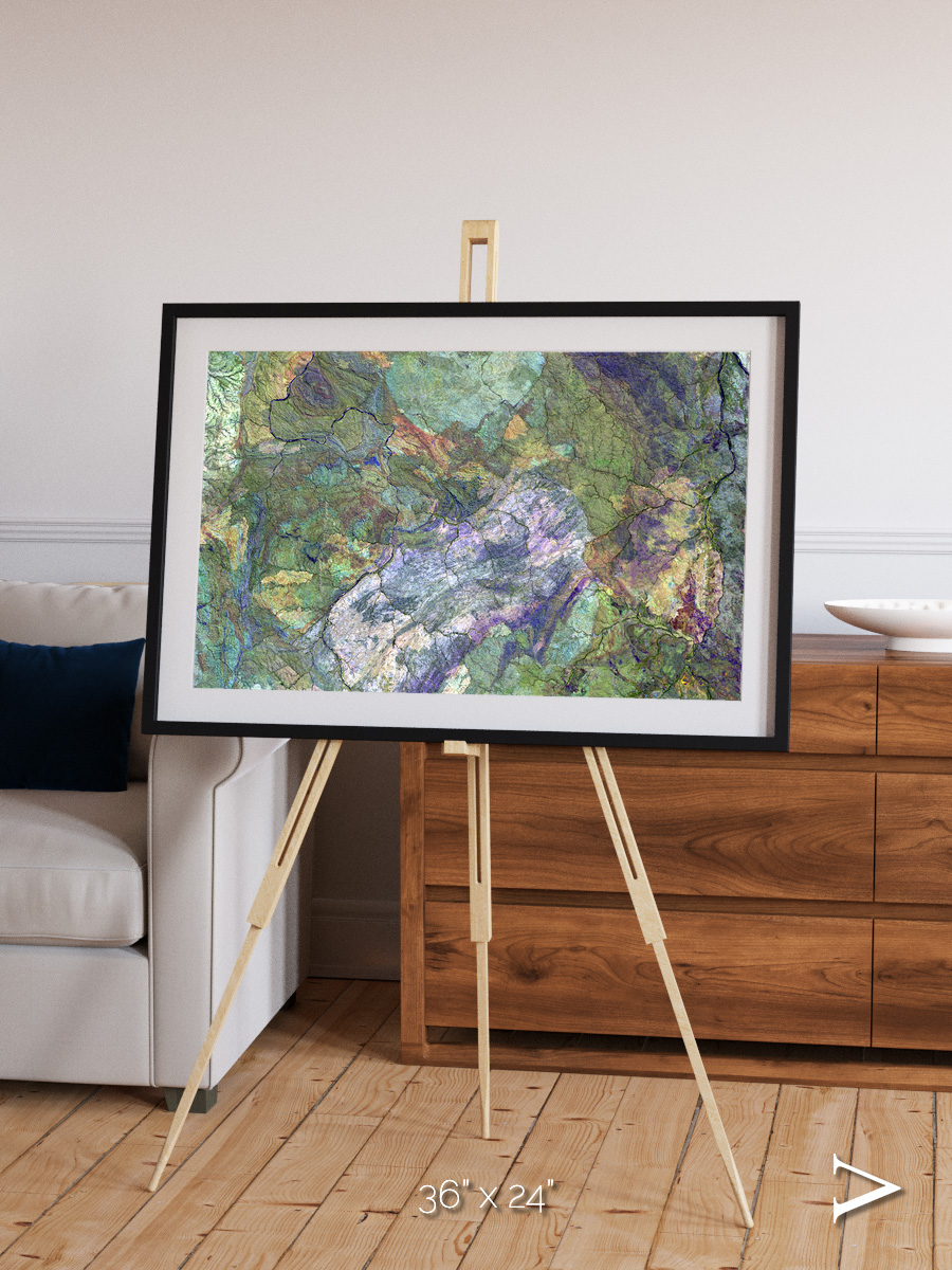 Sands in Motion, Great Sandy Desert Framed & Mounted Print