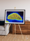 Coastal Fragments, Island Rebound Framed & Mounted Print