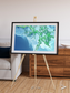 Arid Mosaic, Mississippi River Delta Framed & Mounted Print