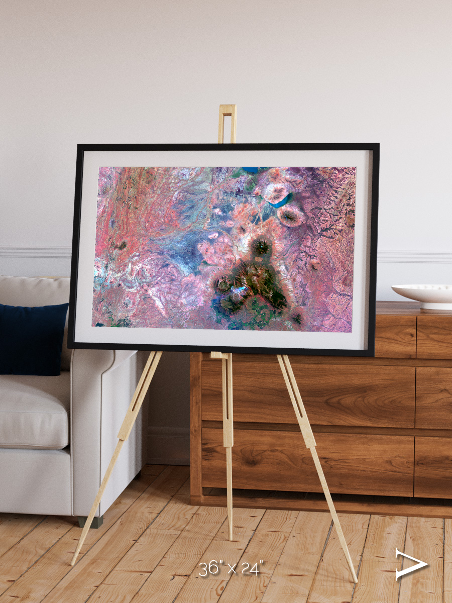 Highlands of Mulanje, Malawi Framed & Mounted Print