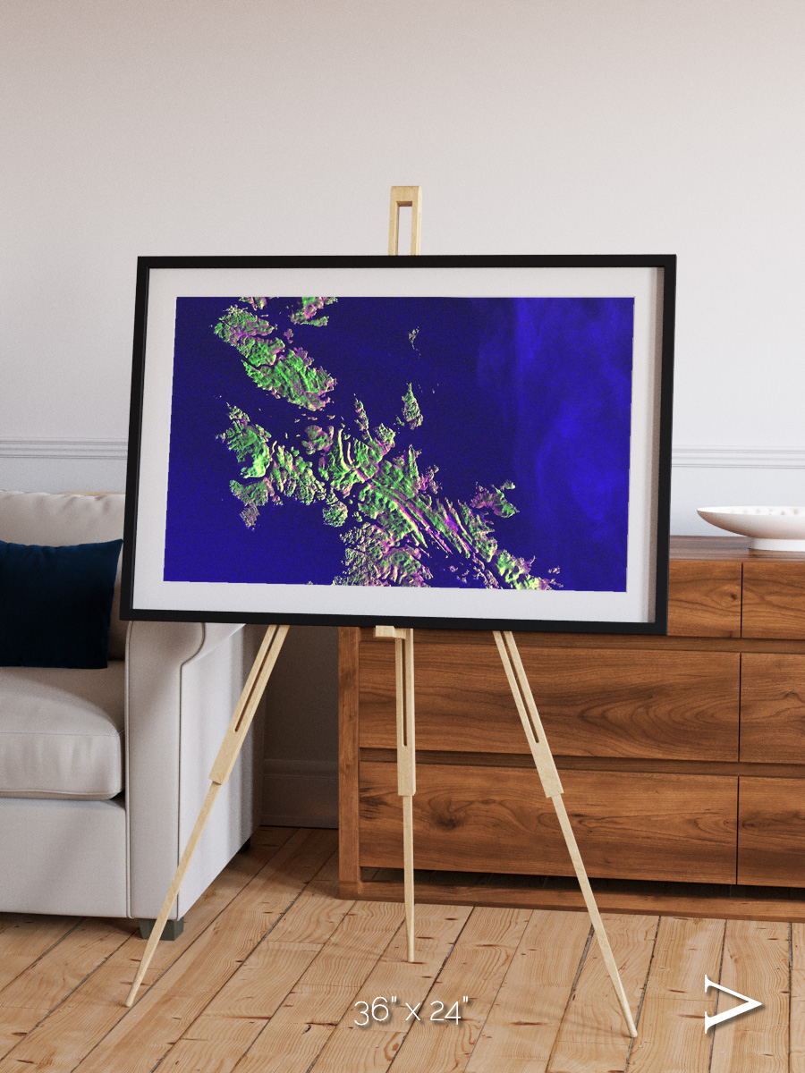 Remote Shores, Shetland Islands Framed & Mounted Print