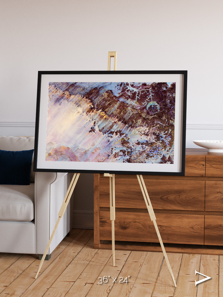 Storm and Stillness, Gweni-Fada Framed & Mounted Print
