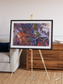 Geologic Tapestry, Asharah Fault Zone Framed & Mounted Print