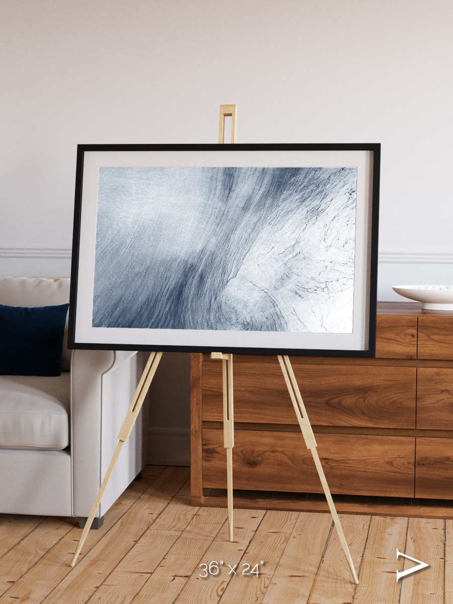 Wind Signatures, Whirlpool Cloud Framed & Mounted Print