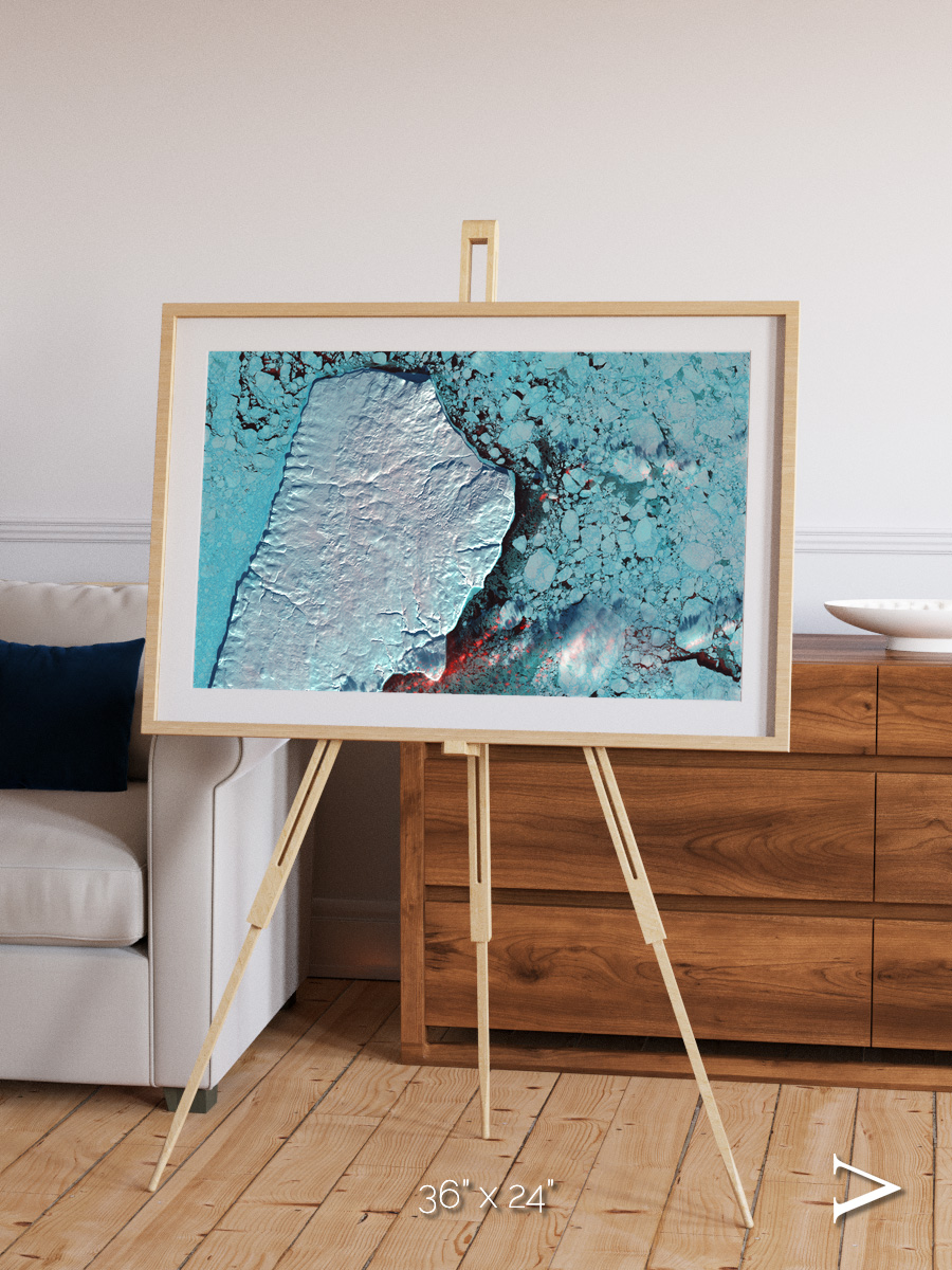 Island Sanctuary, Akpatok Island Framed & Mounted Print