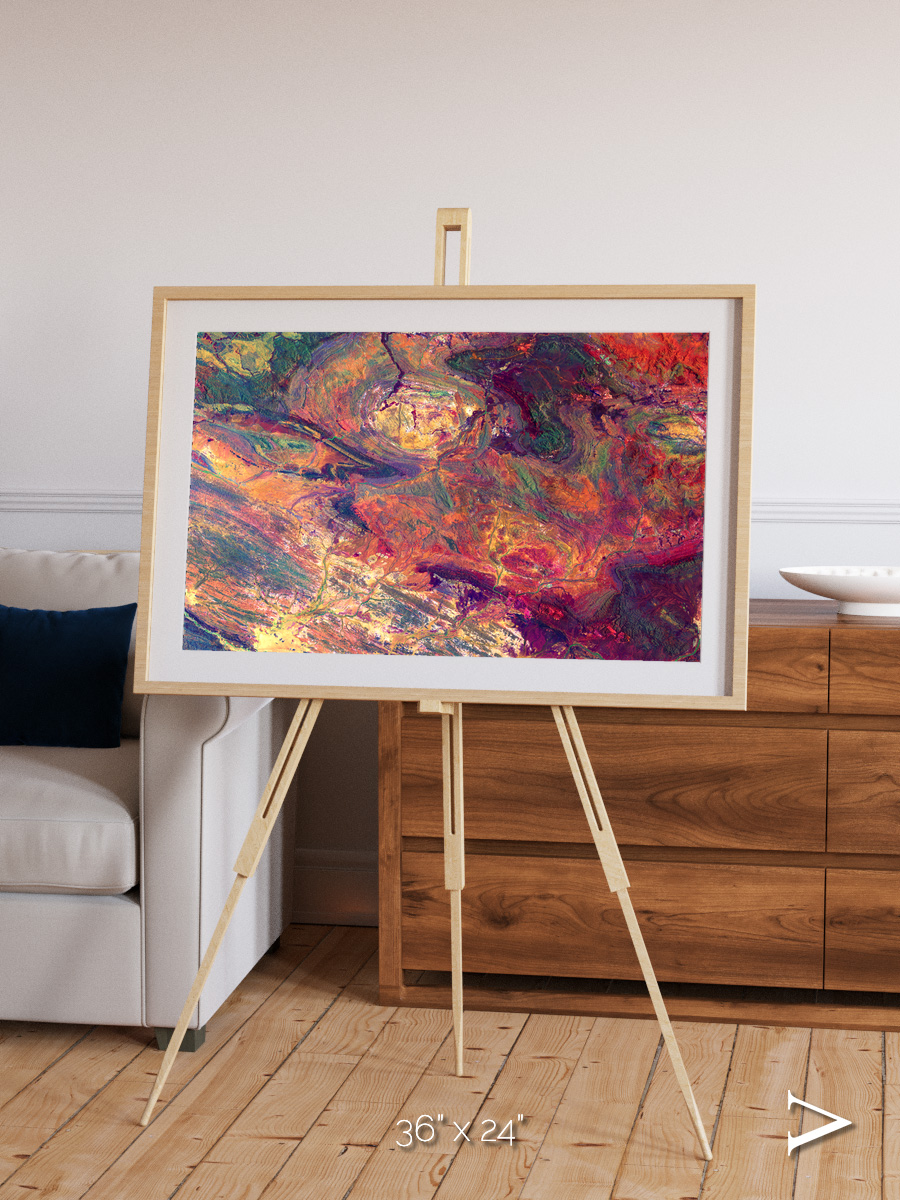 Rock and Ore, Hamersley Framed & Mounted Print