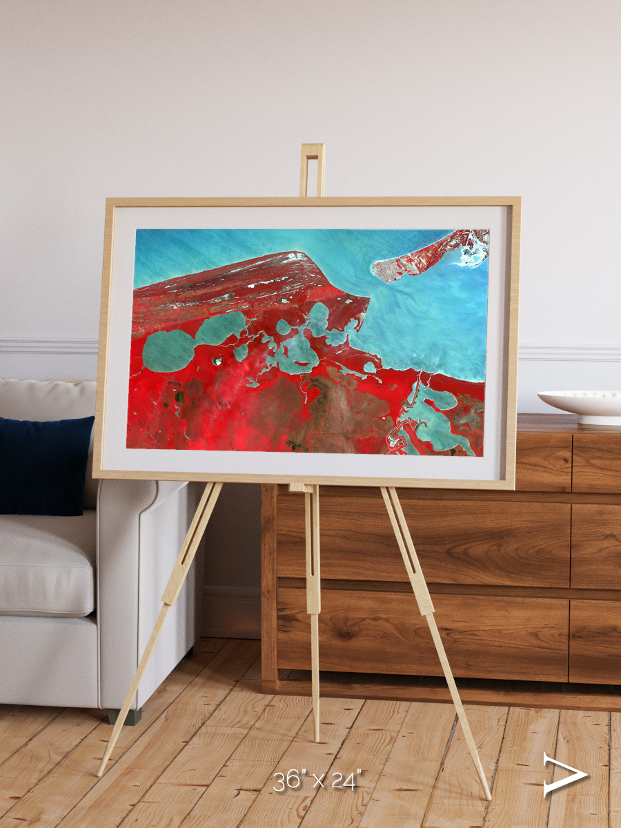 Remote Shores, Campeche Framed & Mounted Print