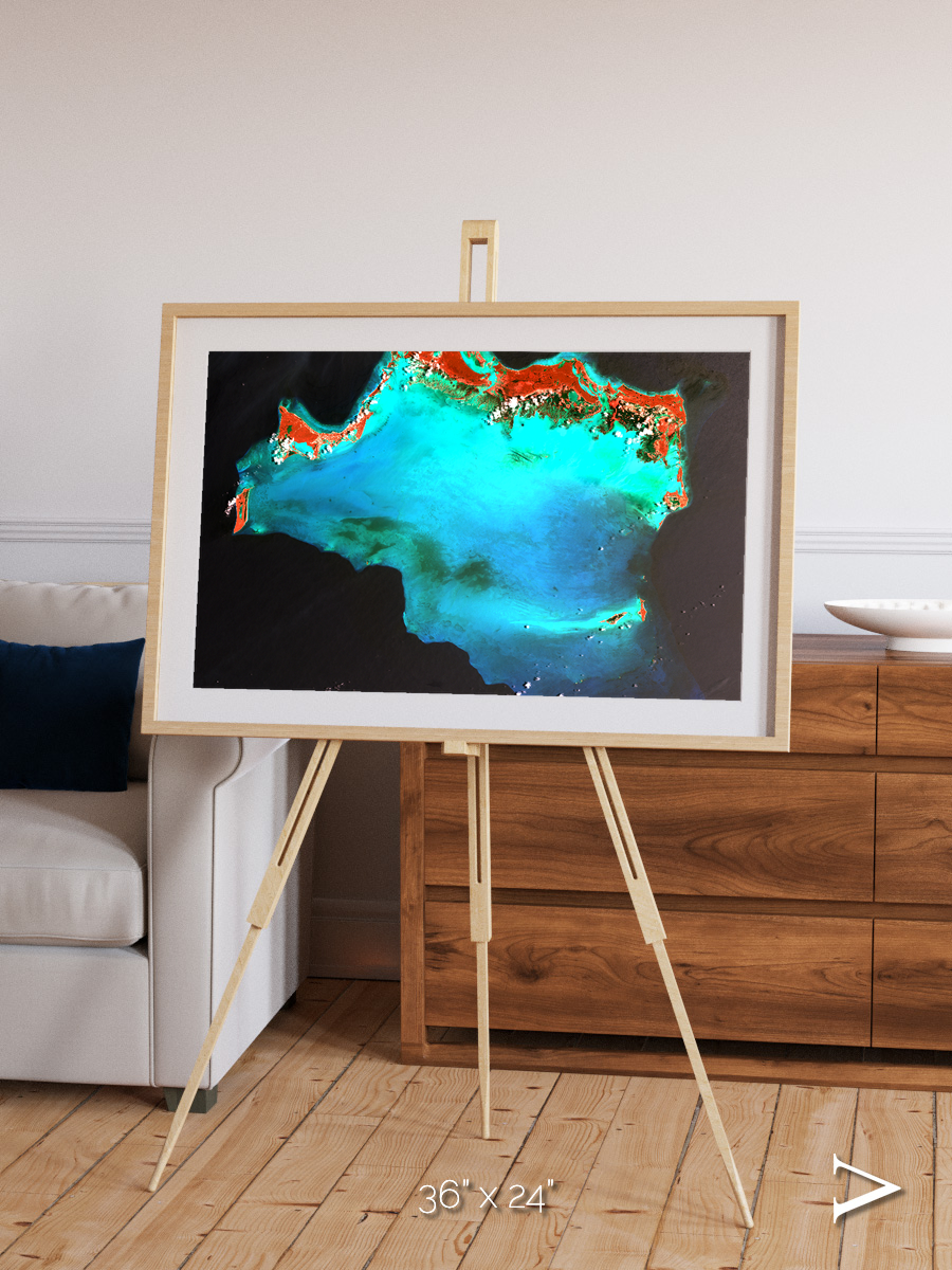 Arctic Outpost, Caribbean Luxury Framed & Mounted Print