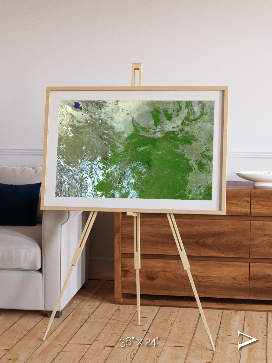 Sea Inlet, Eastern Asia Framed & Mounted Print