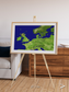 Arctic Outpost, Europe Framed & Mounted Print