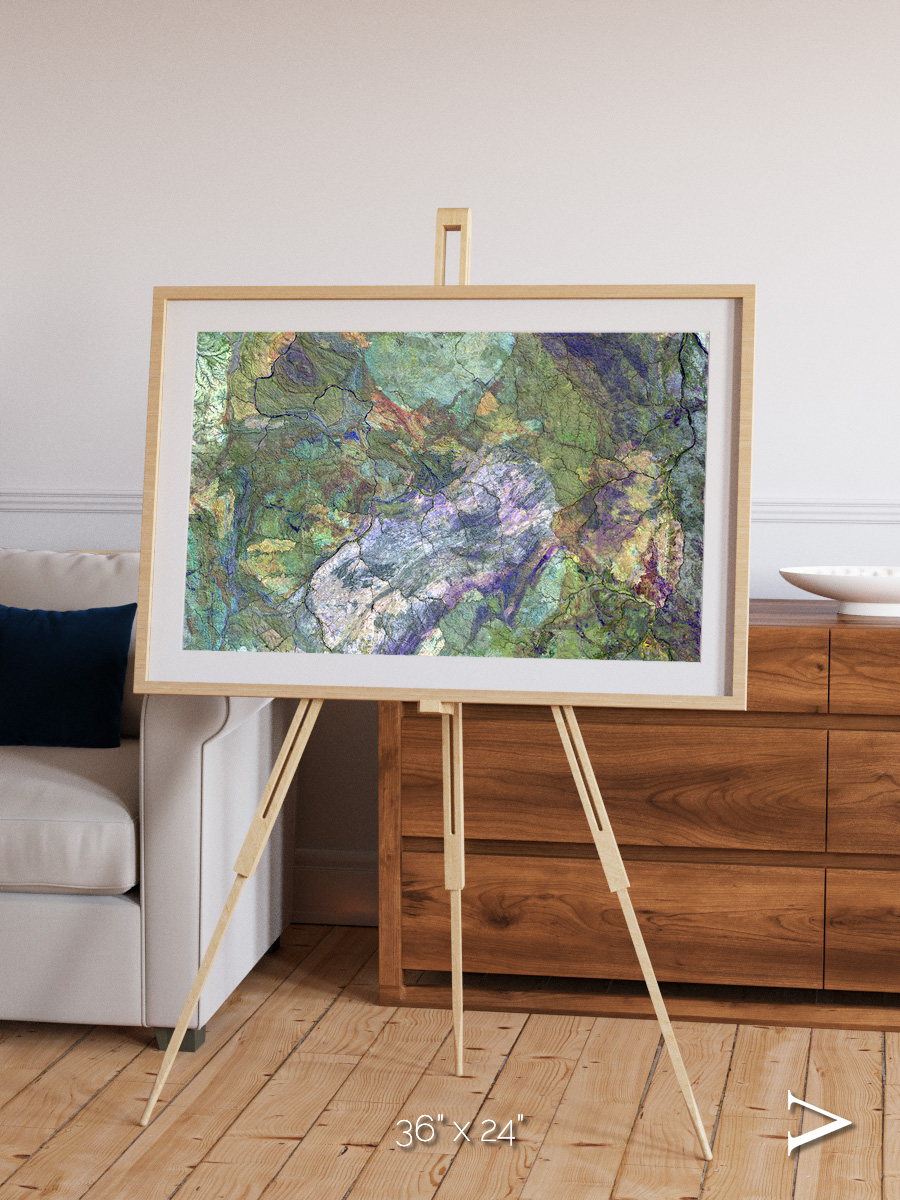 Sands in Motion, Great Sandy Desert Framed & Mounted Print