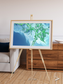 Arid Mosaic, Mississippi River Delta Framed & Mounted Print
