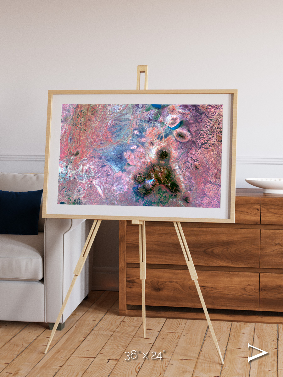 Highlands of Mulanje, Malawi Framed & Mounted Print