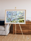 Islands in Blue, Niger River Framed & Mounted Print