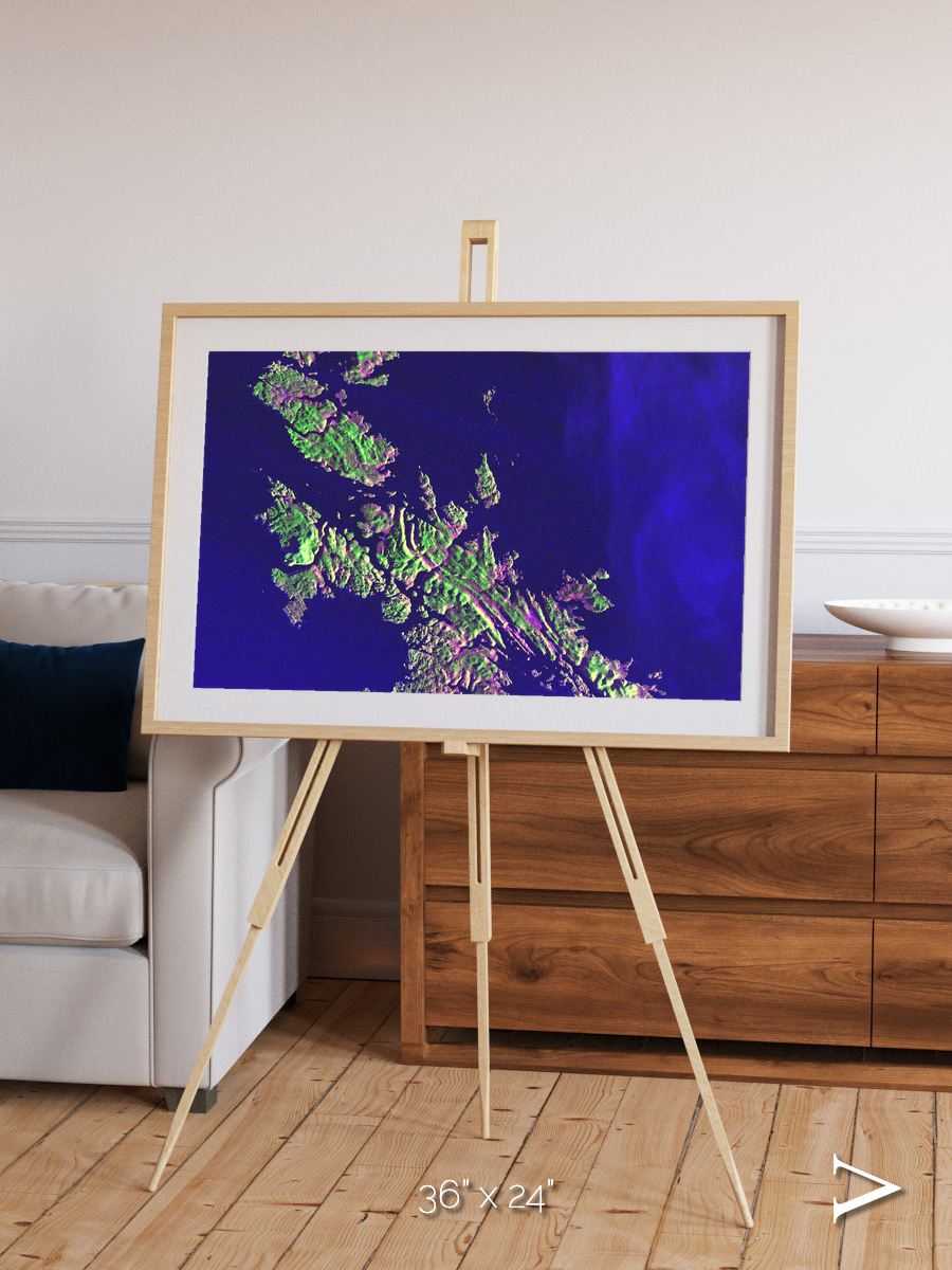 Remote Shores, Shetland Islands Framed & Mounted Print