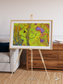 Glacial Ribbons, Chaunskaya Bay Framed & Mounted Print