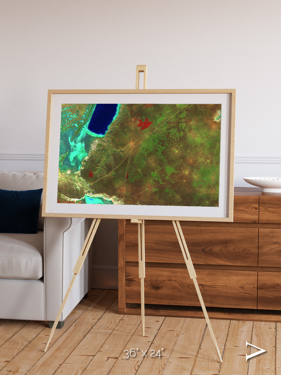Ghost Waters, Sor Kaydak Framed & Mounted Print
