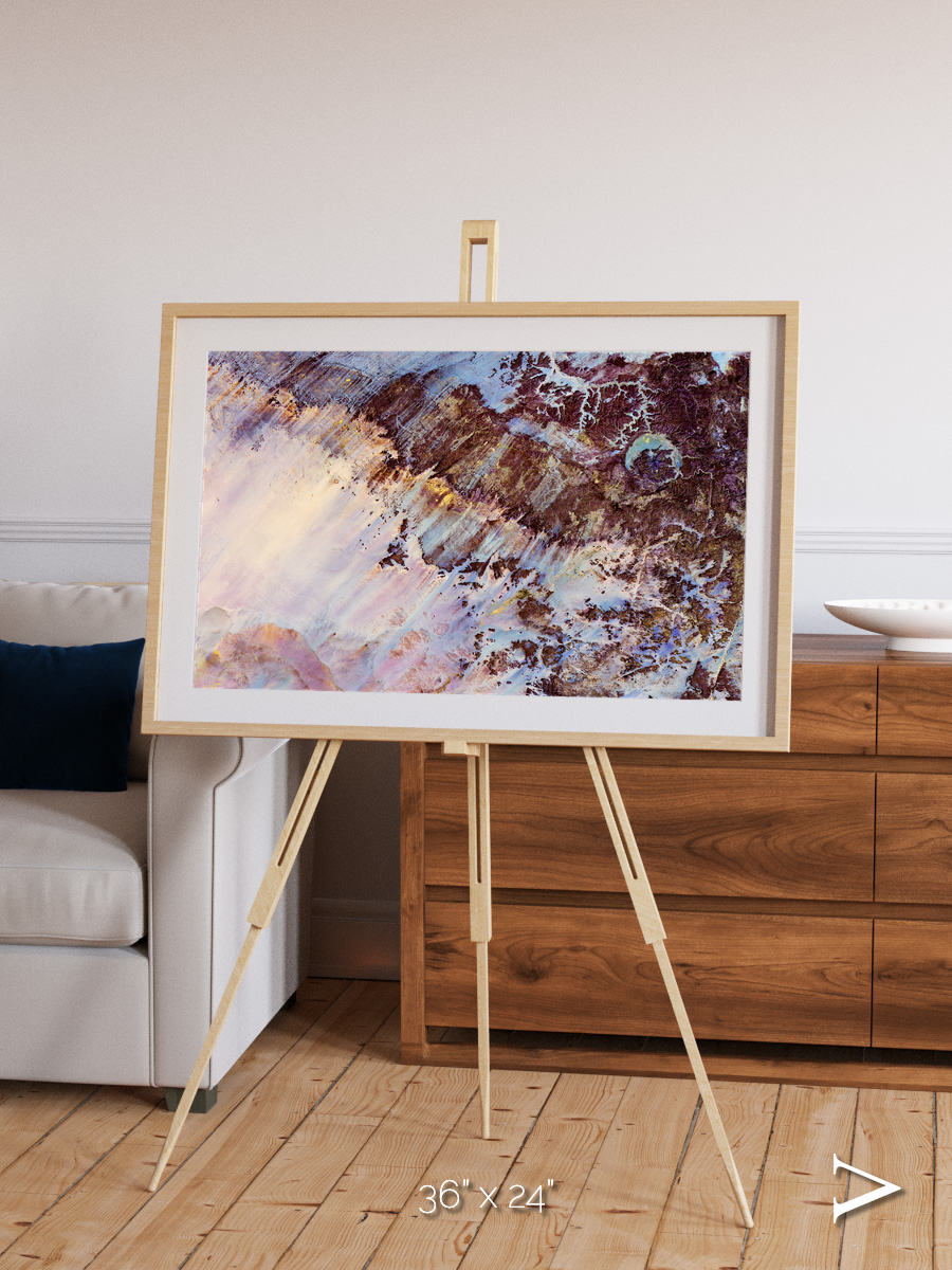 Storm and Stillness, Gweni-Fada Framed & Mounted Print