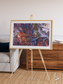 Geologic Tapestry, Asharah Fault Zone Framed & Mounted Print