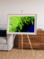 Delta Mosaic, Volga River Delta Framed & Mounted Print