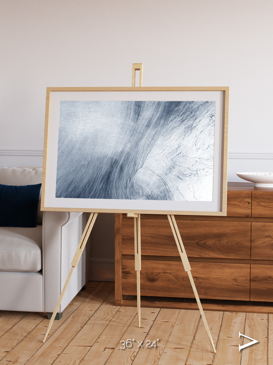 Wind Signatures, Whirlpool Cloud Framed & Mounted Print