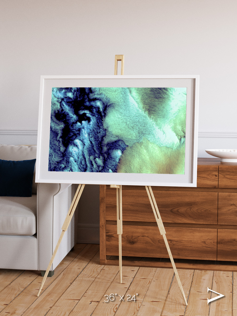 Shifting Skies, Aleutian Islands Framed & Mounted Print