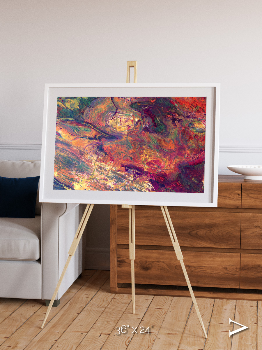 Rock and Ore, Hamersley Framed & Mounted Print