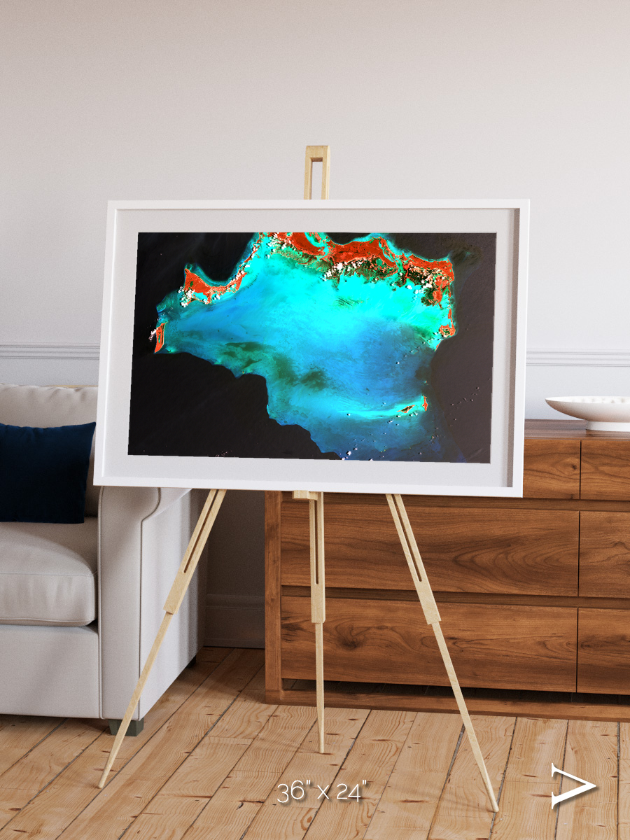 Arctic Outpost, Caribbean Luxury Framed & Mounted Print