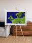 Arctic Outpost, Europe Framed & Mounted Print