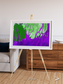 Delta Mosaic, Ganges River Delta Framed & Mounted Print