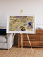 Salt Mirror, Great Salt Desert Framed & Mounted Print