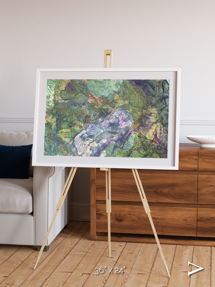 Sands in Motion, Great Sandy Desert Framed & Mounted Print