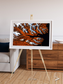 Striped Coast, Eyjafjörður Framed & Mounted Print