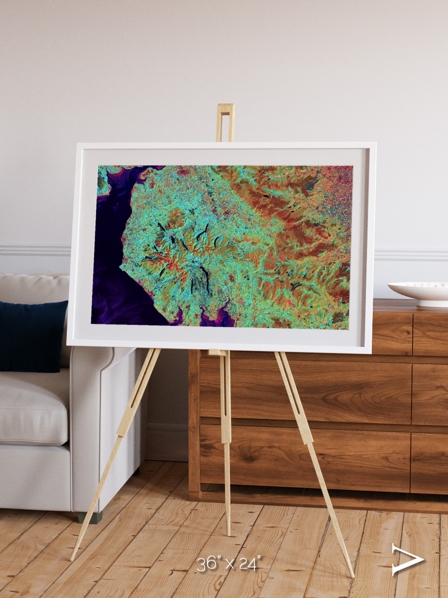 Polar Flow, Lake District Framed & Mounted Print