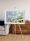 Islands in Blue, Niger River Framed & Mounted Print