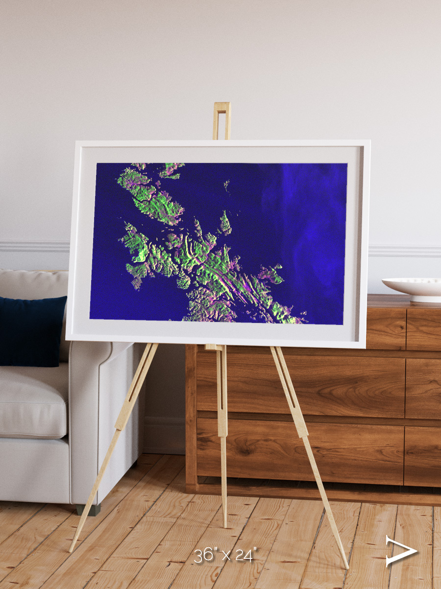 Remote Shores, Shetland Islands Framed & Mounted Print