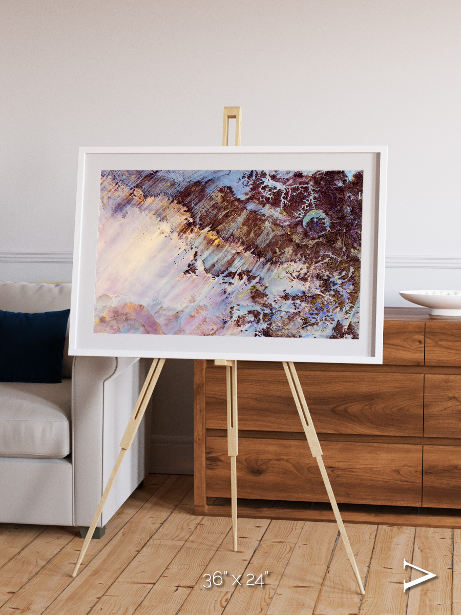 Storm and Stillness, Gweni-Fada Framed & Mounted Print