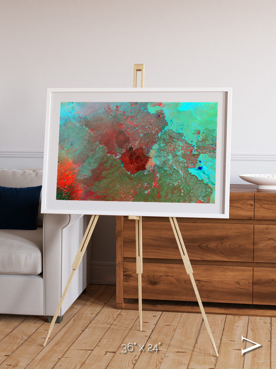 Shifting Dunes, The Syrian Desert Framed & Mounted Print