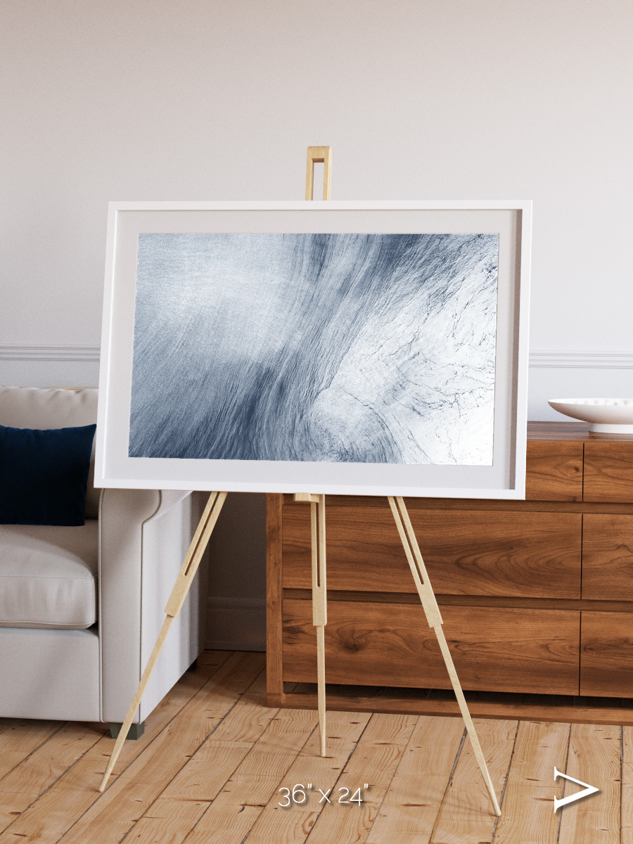Wind Signatures, Whirlpool Cloud Framed & Mounted Print