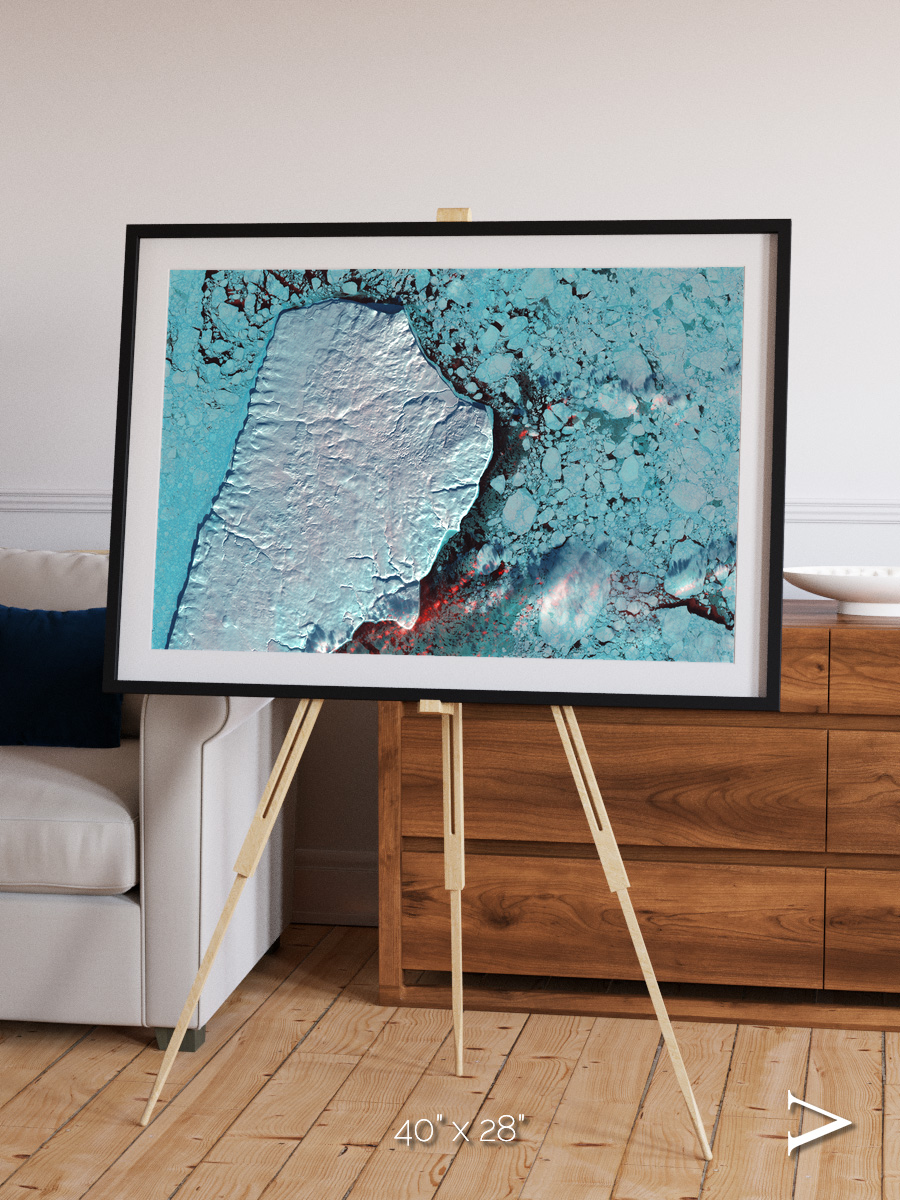 Island Sanctuary, Akpatok Island Framed & Mounted Print