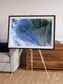 Sunlit Dunes, Alluvial Fan Framed & Mounted Print