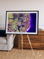 Wetland Mosaic, Cabo San Antonio Framed & Mounted Print