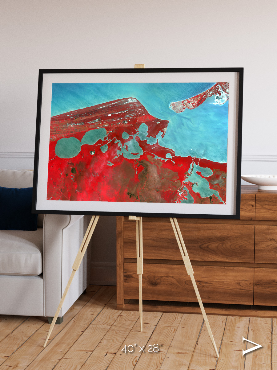 Remote Shores, Campeche Framed & Mounted Print